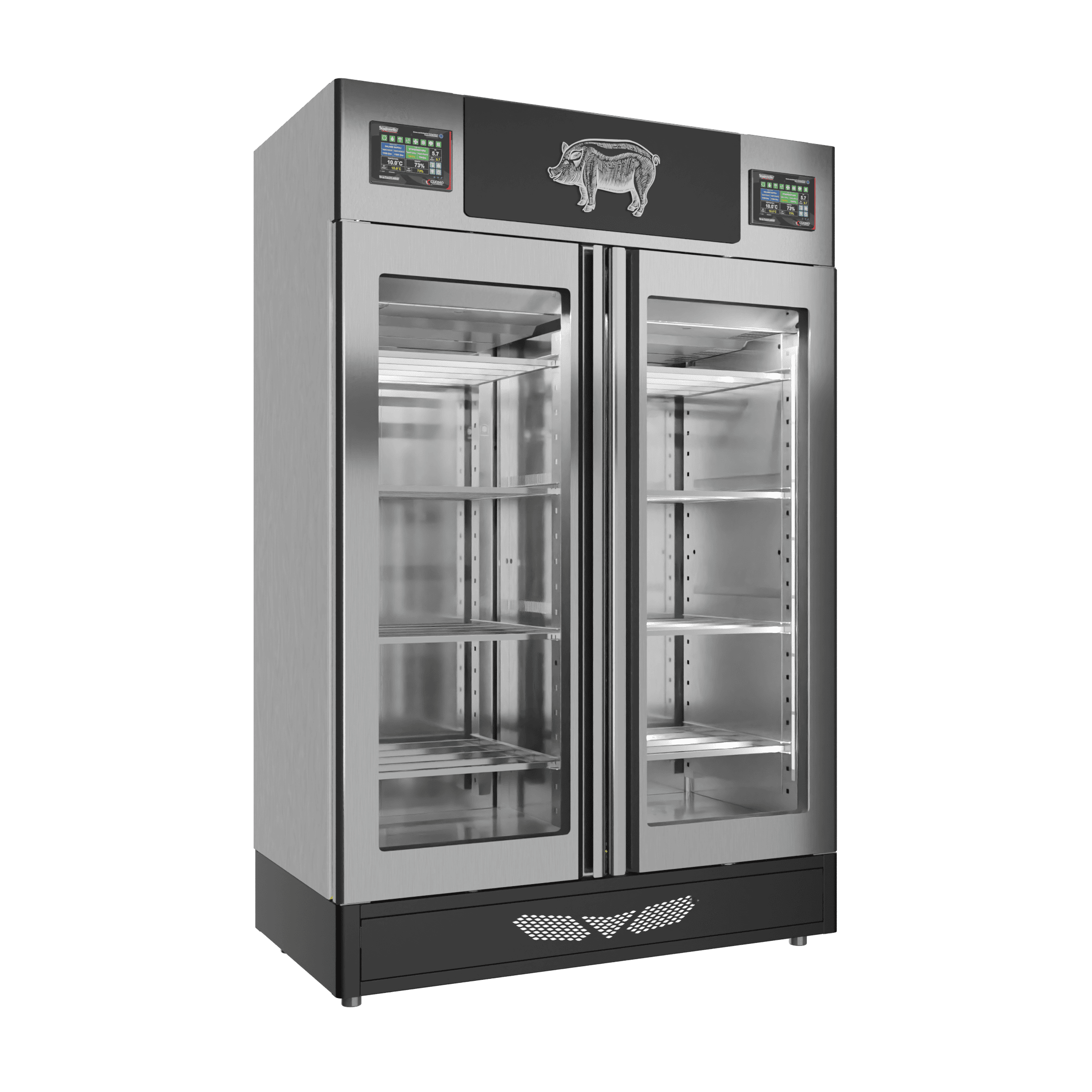 Stagionello® Salami Curing Device Twin 100+100 Kg porta a vetro - immagine 6